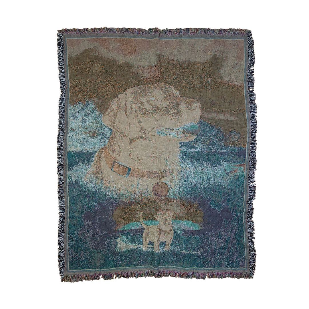 vintageラグ カーペット ラブラドールレトリバー アニマル 1387 vintageラグ カーペット ラブラドールレトリバー アニマル 1387 - メルカリ