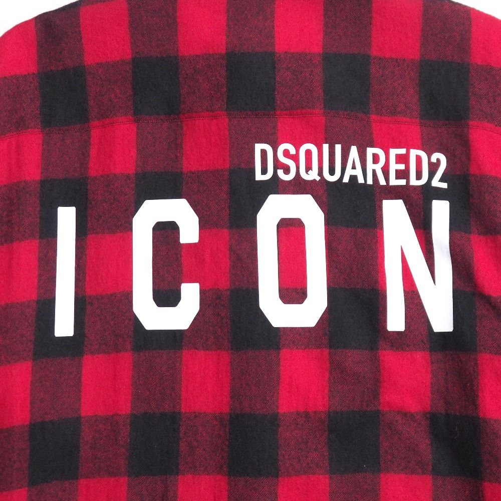 【K.A】【ディースクエアード】Dsquared　ICON チェックシャツ K.A様専用】【ディースクエアード】Dsquared ICON チェックシャツ