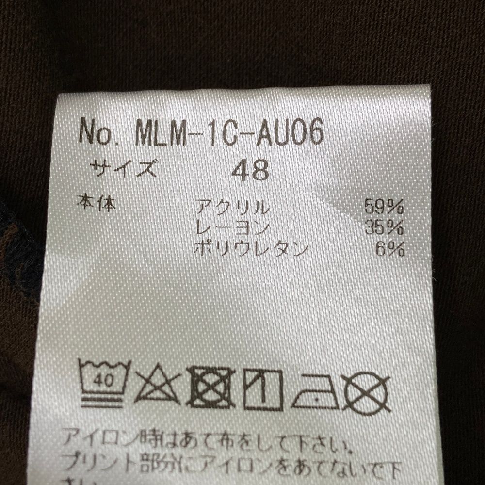 サイズ：48 MARK&LONA マークアンドロナ  タートルネック長袖Tシャツ  ブラウン系 [240101442864] ゴルフウェア メンズ ストスト サイズ：48 MARK&LONA マークアンドロナ タートルネック長袖T