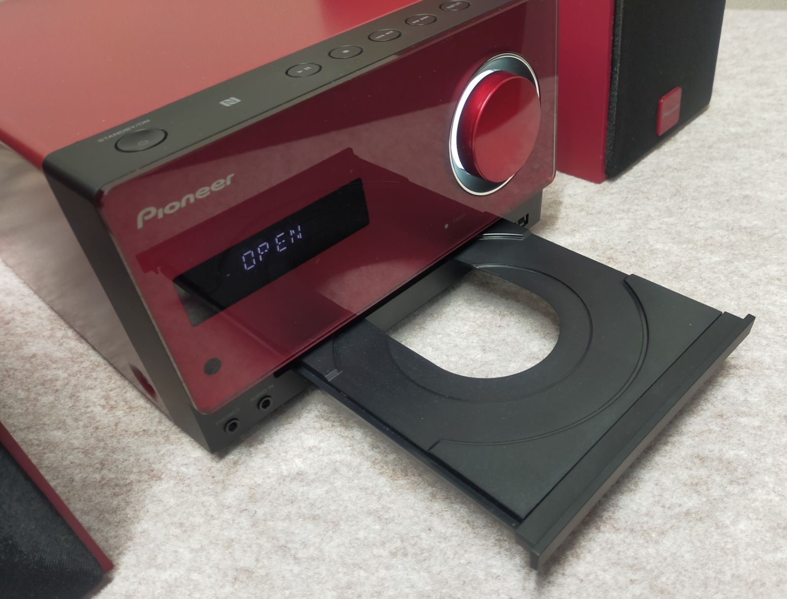 Pionner CDミニコンポーネント システム X-CM35-R リモコン付 - メルカリ