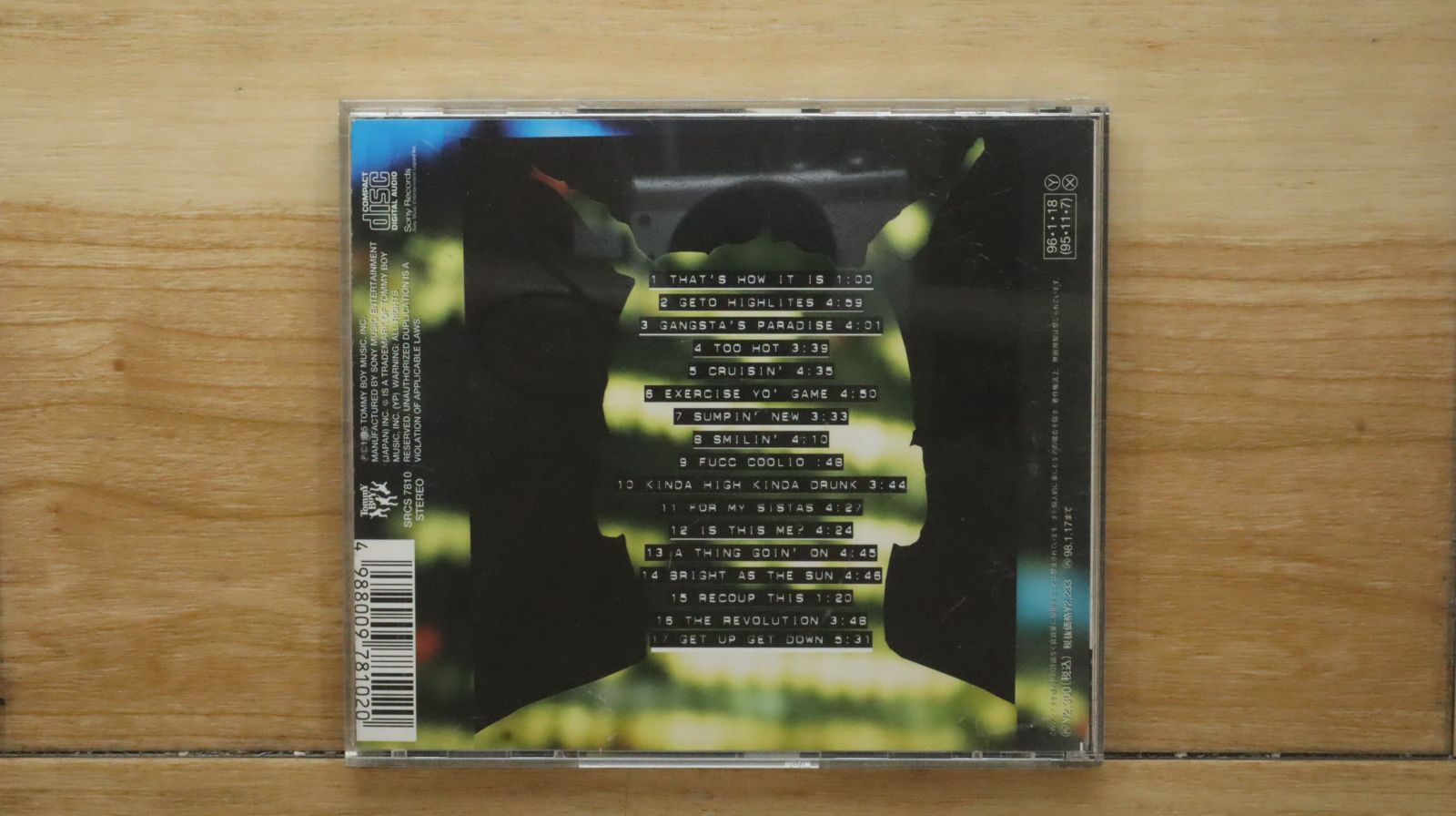 国内盤CD☆クーリオ/Coolio□ GANGSTA'S PARAD 【SRCS7810