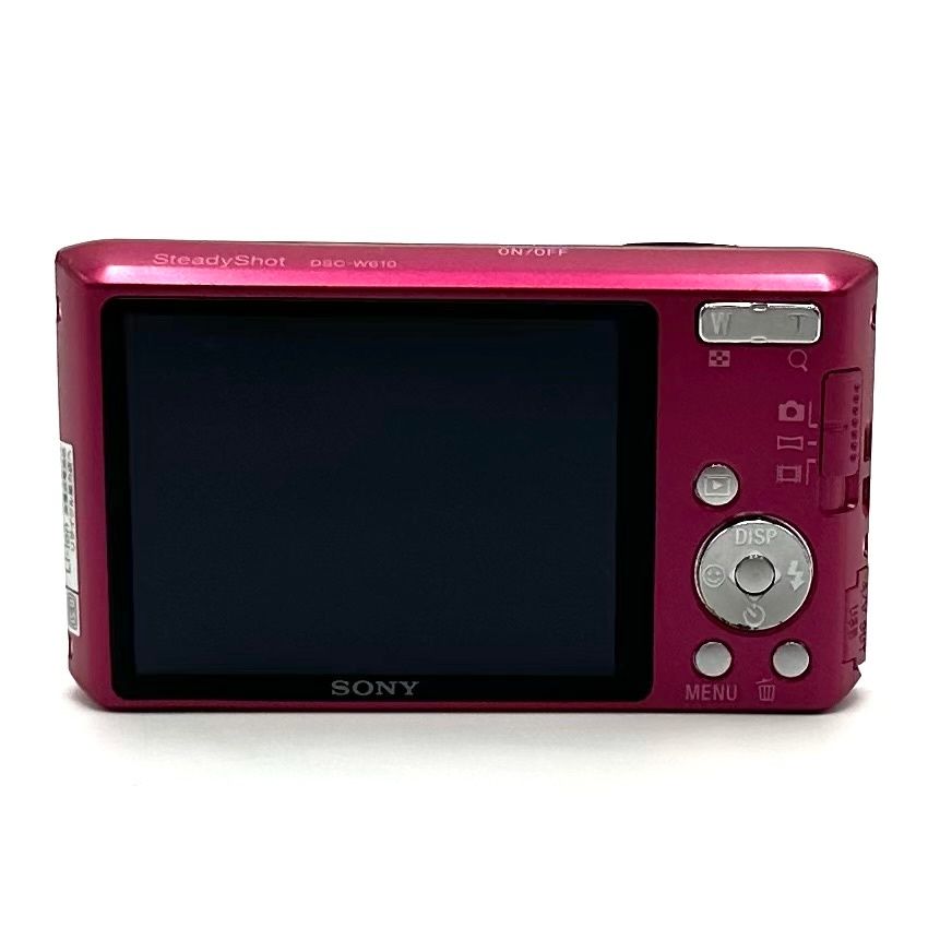 【極美品】SONY　ソニー　Cyber-shot　サイバーショット　DSC-W610　ピンク　稼働　デジカメ　コンデジ　デジタルカメラ　コンパクトデジタルカメラ