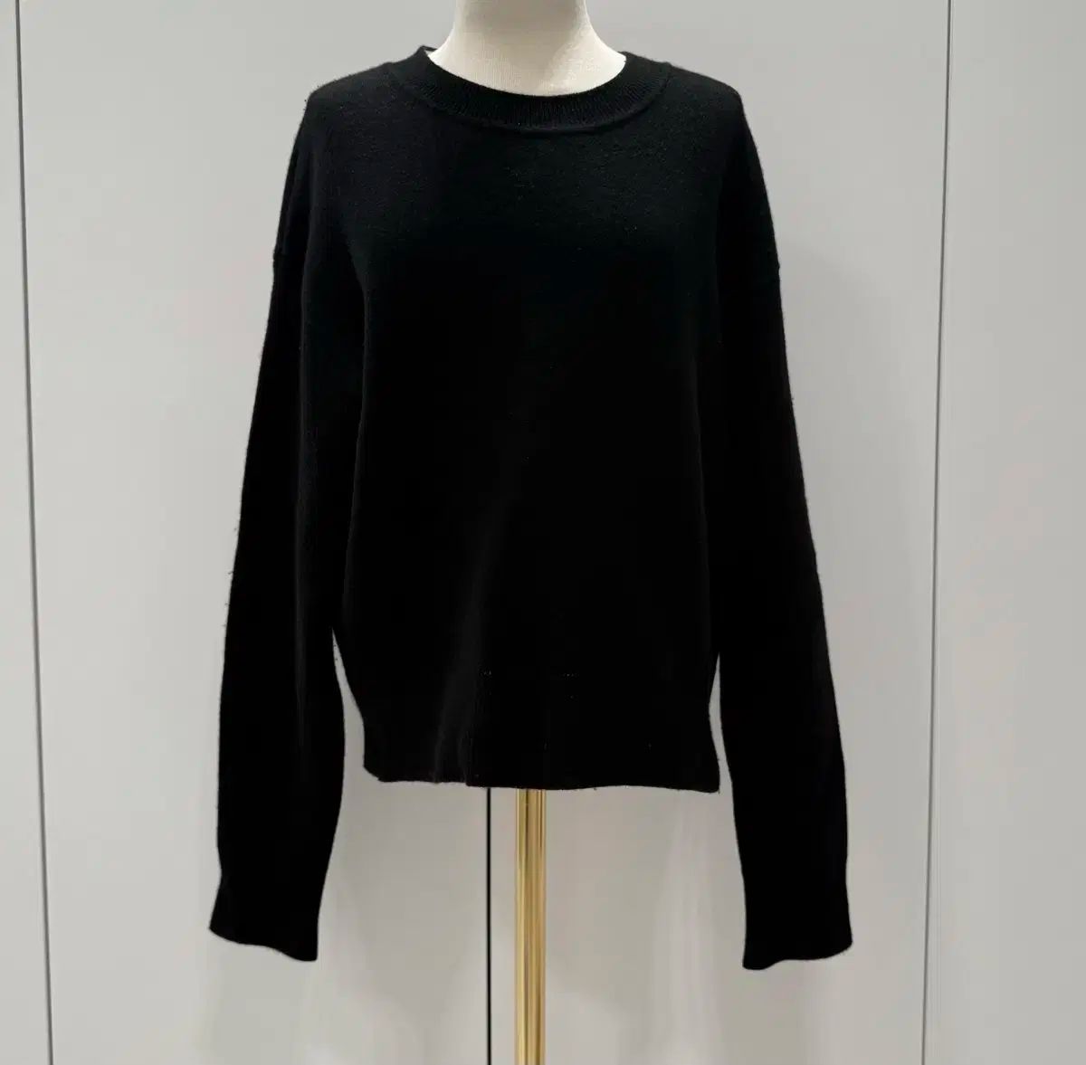 DIOR Dior ディオール 黒 カシミヤ 長袖 ニット 38