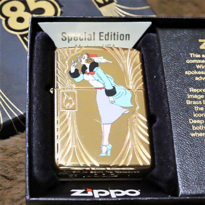 限定ZIPPO WINDY85周年記念 世界12500個限定生産 ウインディ 金 限定