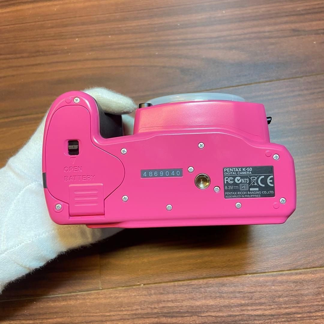 PENTAX K-50 ダブルズームキット ピンク ほぼ新品 4644 Amazon.co.jp: RICOH デジタル一眼レフ PENTAX K-50 DAL18-55mmWR