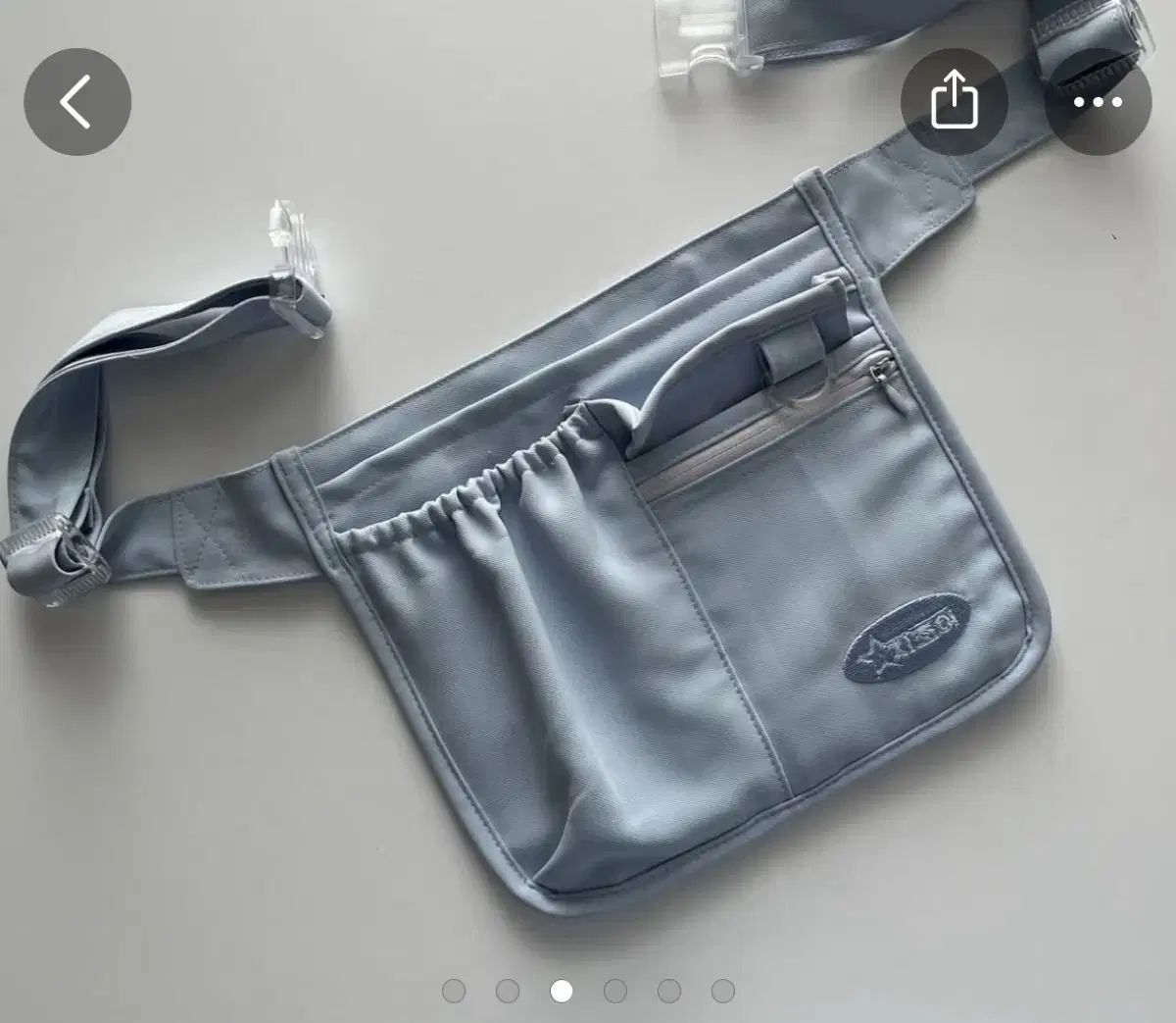 JiCHOI ジチョイ SS23 ウェストバッグ アイスブルー