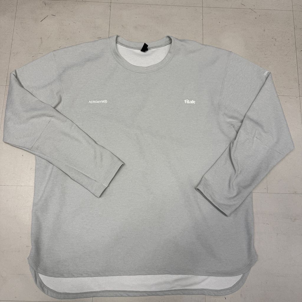 tilak ACRONYM ティラック アクロニウム Del Tee L|S Grey カットソー グレー size XL 中目黒A06