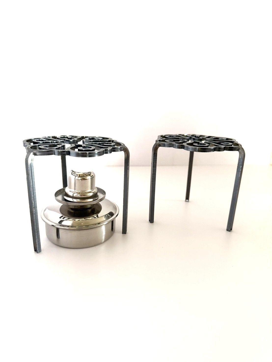 五徳（鉄製） 中国茶ポットウォーマー アルコールランプティー