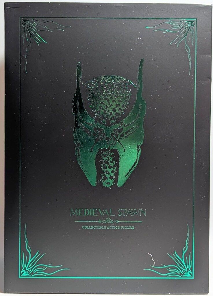 McFARLANES TOY POSEABLE ACTION FIGURE MEDIEVAL SPAWN BLACK EDITION