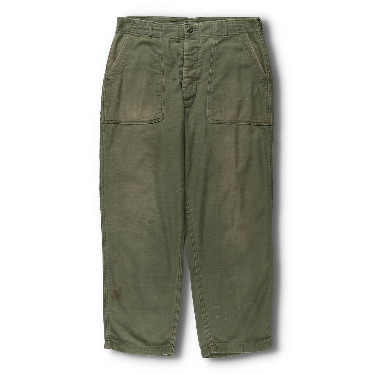 古着 70年代 米軍実品 ミリタリー ベイカーパンツ 36×29 メンズw34相当|evb031032