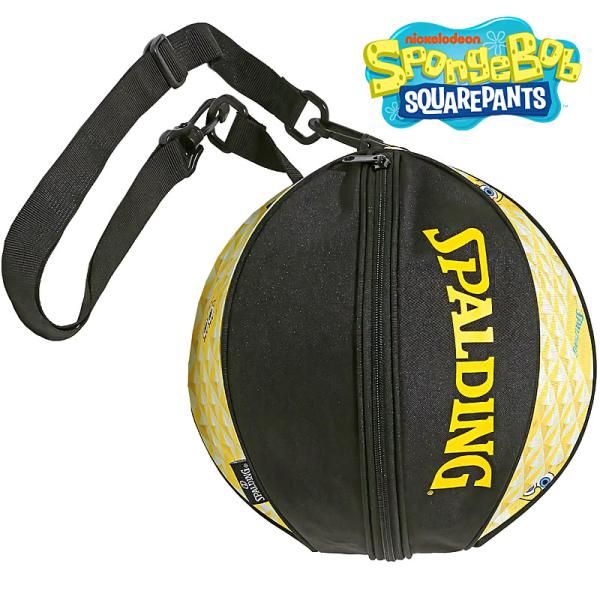 スポンジボブ ボールバッグ パターン イエロー 49-002SBP バスケットボール収納 27cm バスケ バッグ SpongeBob 正規品