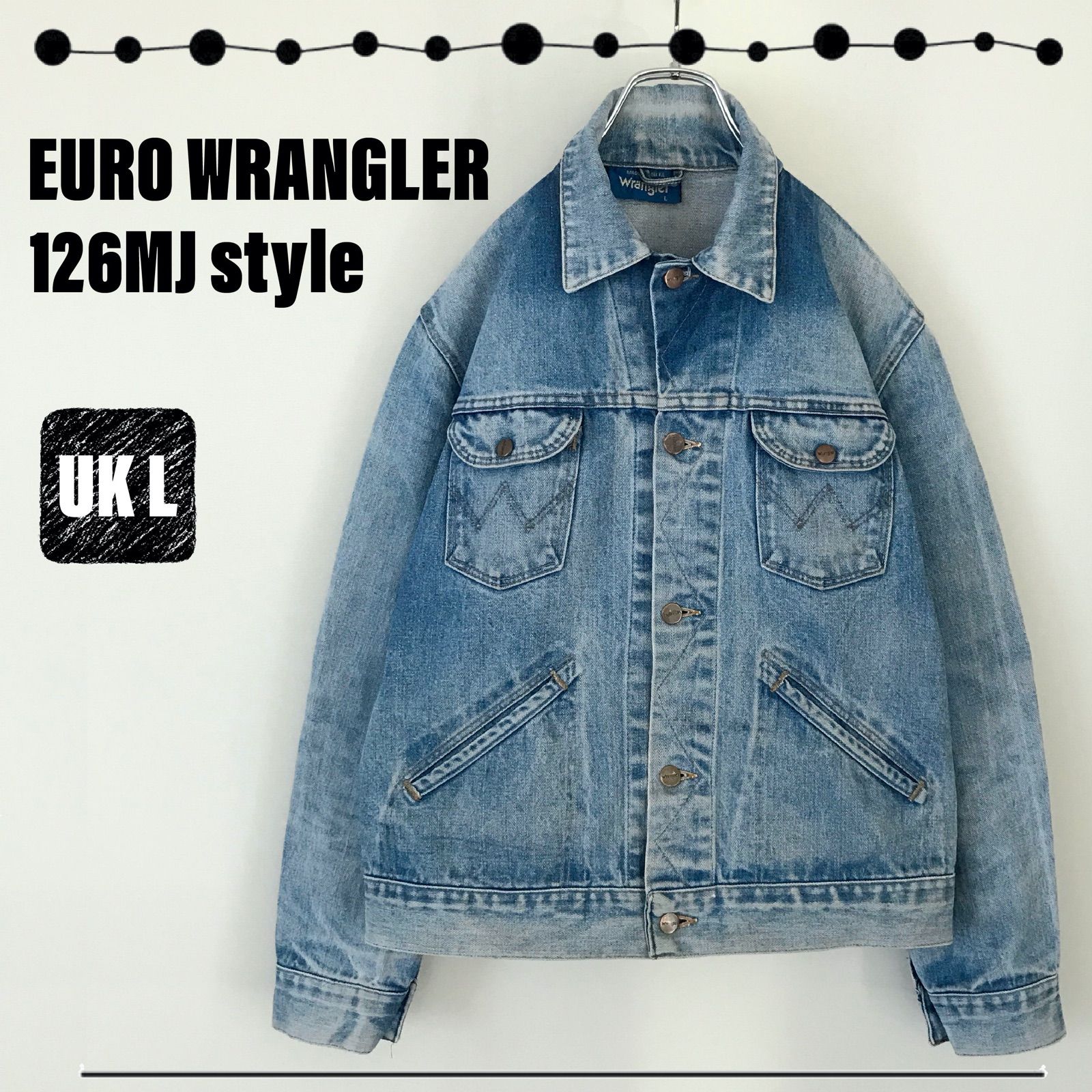 EURO Wrangler☆ラングラー☆80s ユーロモデル☆126MJスタイル☆デニム 