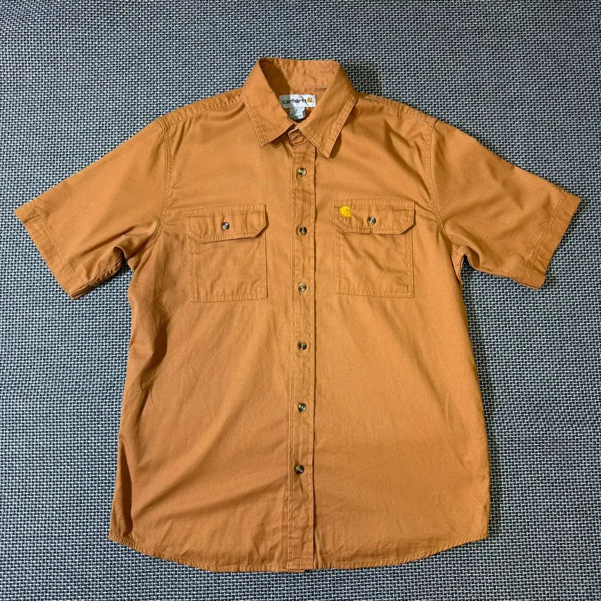 ヴィンテージ Carhartt カーハート 半袖 シャツ 100 A6_3197