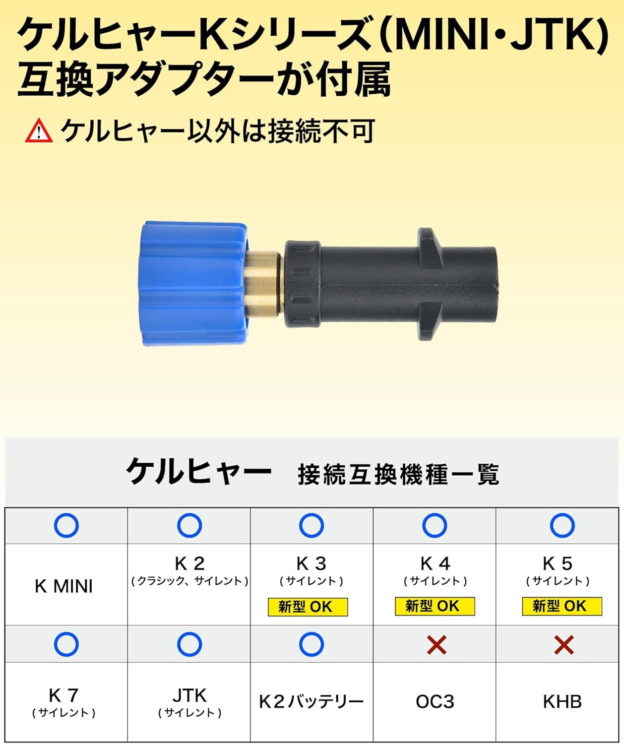 MJJC ケルヒャー用 洗車 フォームガン【第3世代 フォーム