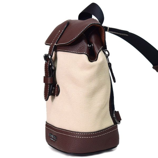 コーチ バッグ COACH キャンバス レザー ハドソン パック