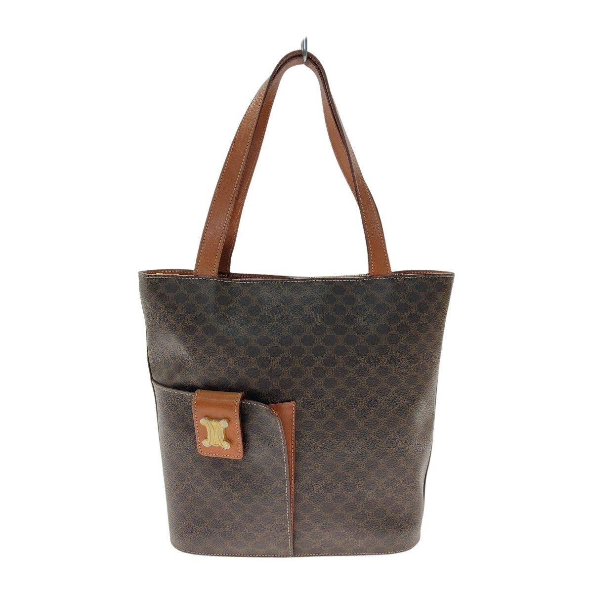 CELINE セリーヌ マカダム柄 トリオンフ金具 トートバッグ CELINE セリーヌ マカダム柄 トリオンフ金具 トートバッグ