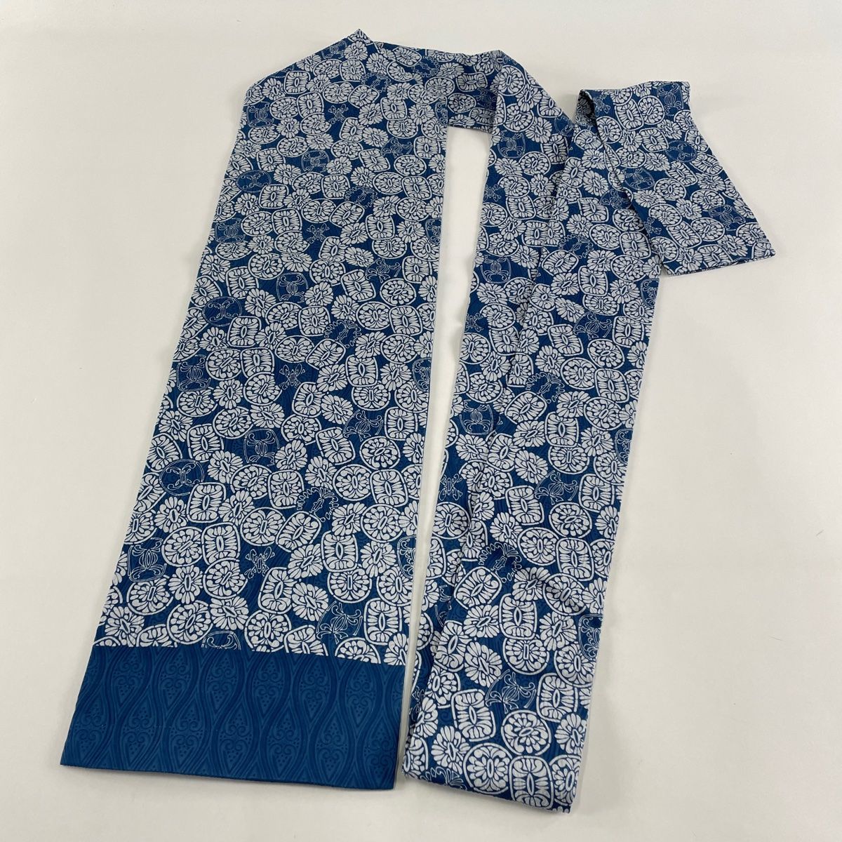 阿波藍型染 花