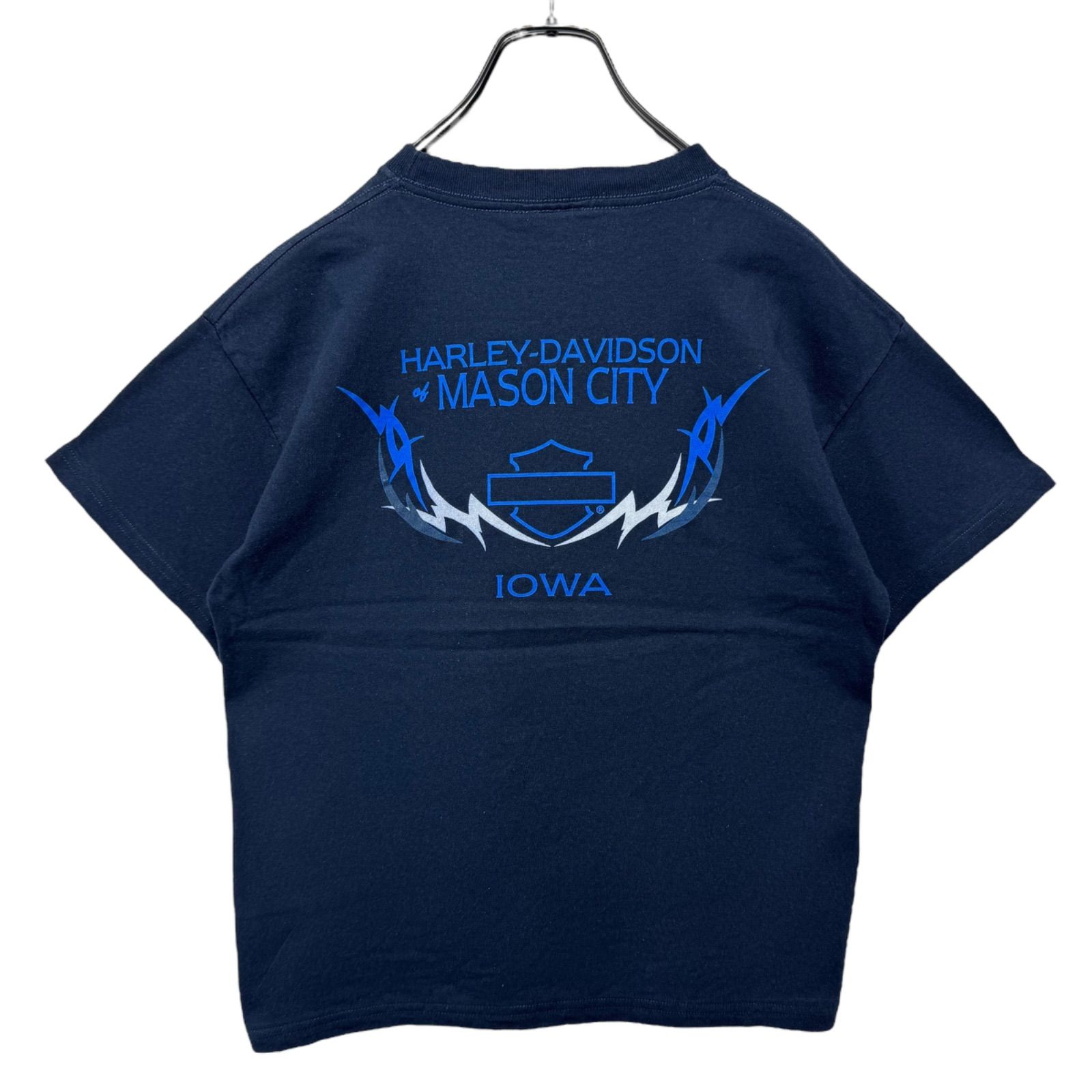 00s HARLEY-DAVIDSON Print T-shirt Tee USA製ボディ ハーレー 