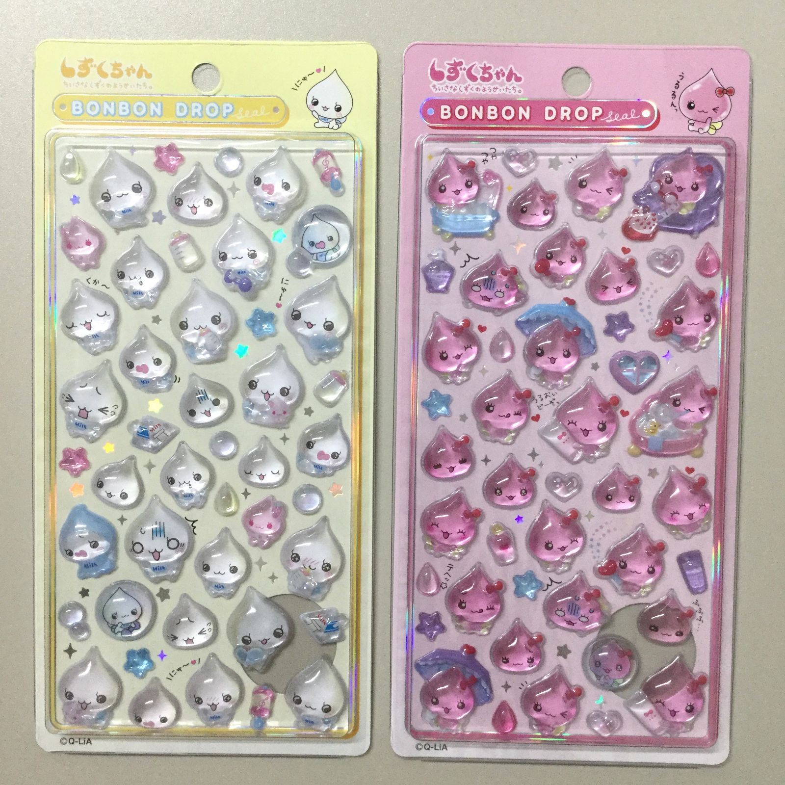 i009【新品・未使用品】ボンボンドロップシール しずくちゃん みるみる