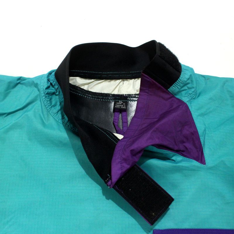ヴィンテージ　カヤック　パドリング　ナイロンジャケット　patagonia 91年製 patagonia Paddling Jacket ブライトパープル S Rマーク