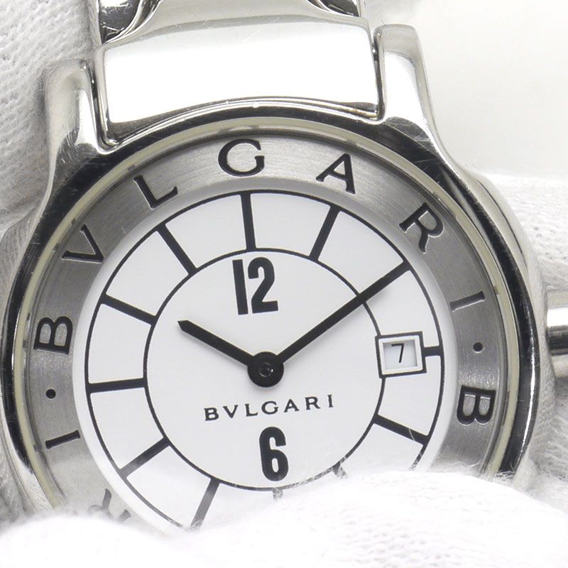 稼働品 BVLGARI ブルガリ ソロテンポ ST29S 白文字盤 ブルガリ ソロテンポ ST29S 白文字盤（メンズ中古時計） 兵庫