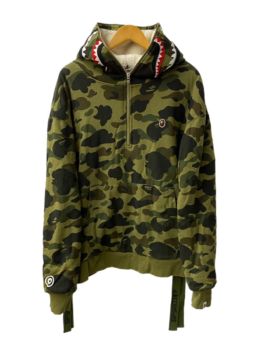 A BATHING アベイシングエイプ シャークパーカー APE シャーク a