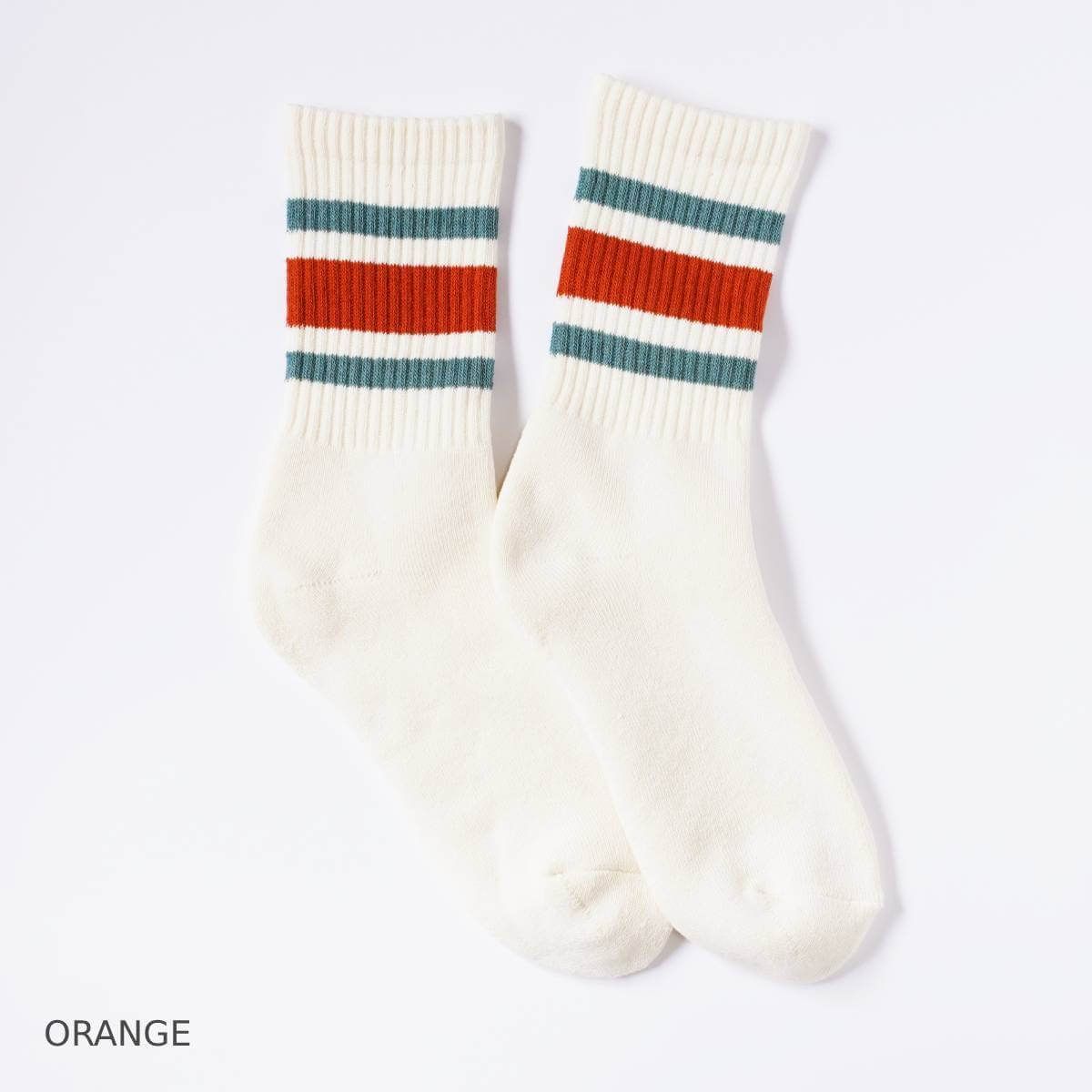 decka Quality socks デカクォリティソックス 80’s Skater Socks Short Length de-40 靴下 ユニセックス レディース メンズ 新品 国内正規品 日本製 【サイズ / 2：25-28cm】