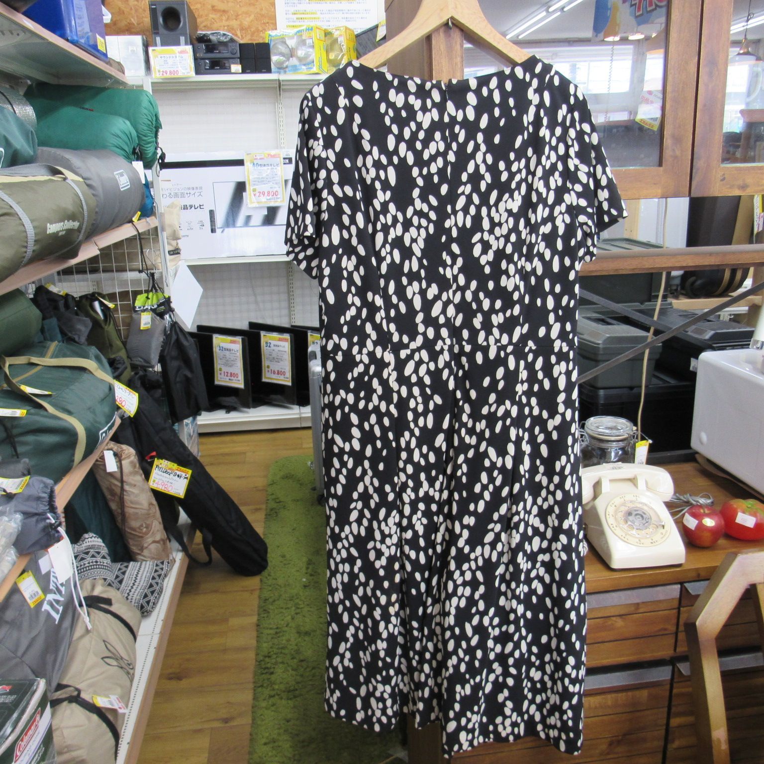 アクアスキュータム　15号　ワンピース スクエアドットプリントワンピース（5004416005