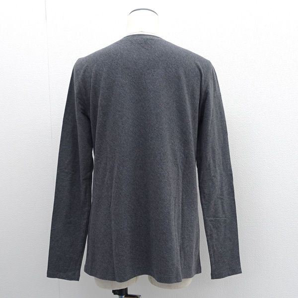 BRUNELLO CUCINELLI / ブルネロクチネリ  長袖Tシャツ/ロンT/無地/グレー/サイズL DS51826 レディースファッション 中古 BRUNELLO CUCINELLI / ブルネロクチネリ ◇長袖Tシャツ/ロンT