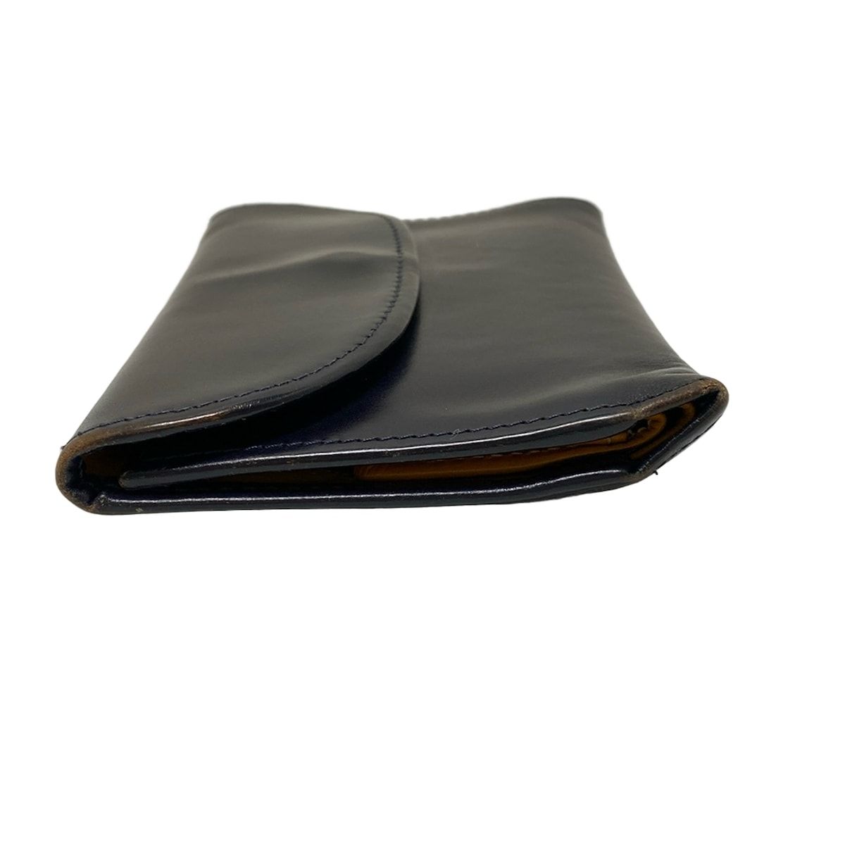 ホワイトハウスコックス 3つ折り 財布 ネイビー Whitehouse Cox