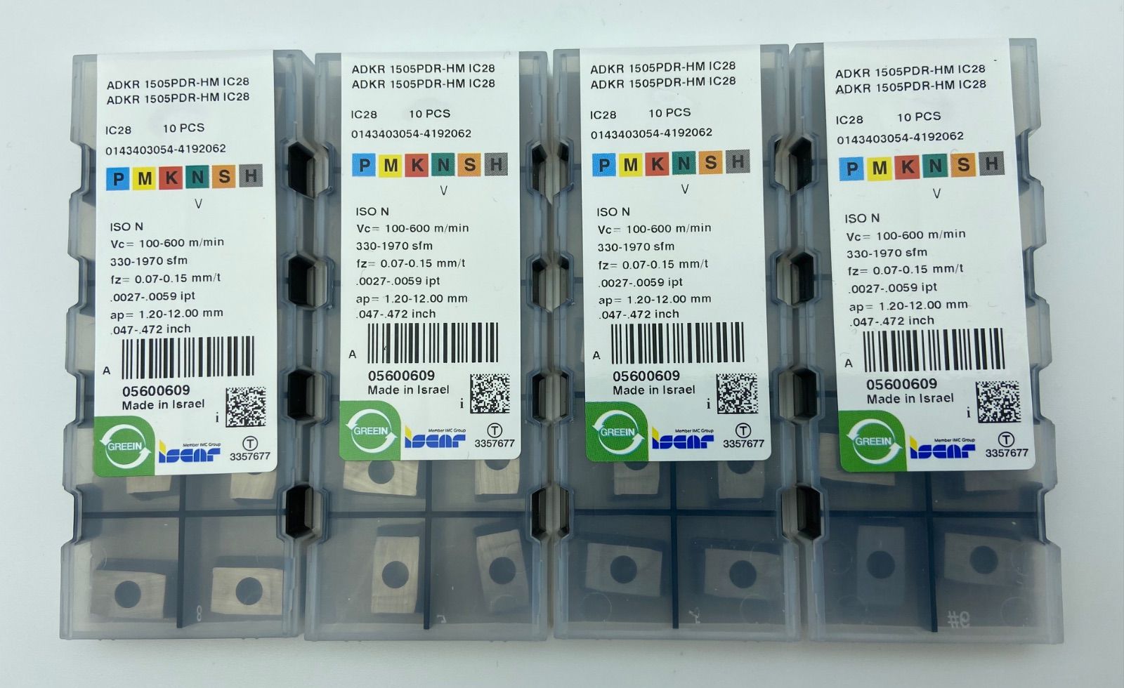 か様　　専用 イスカル ISCAR ADKR1505PDR-HM IC28 4箱セット 【公式通販】