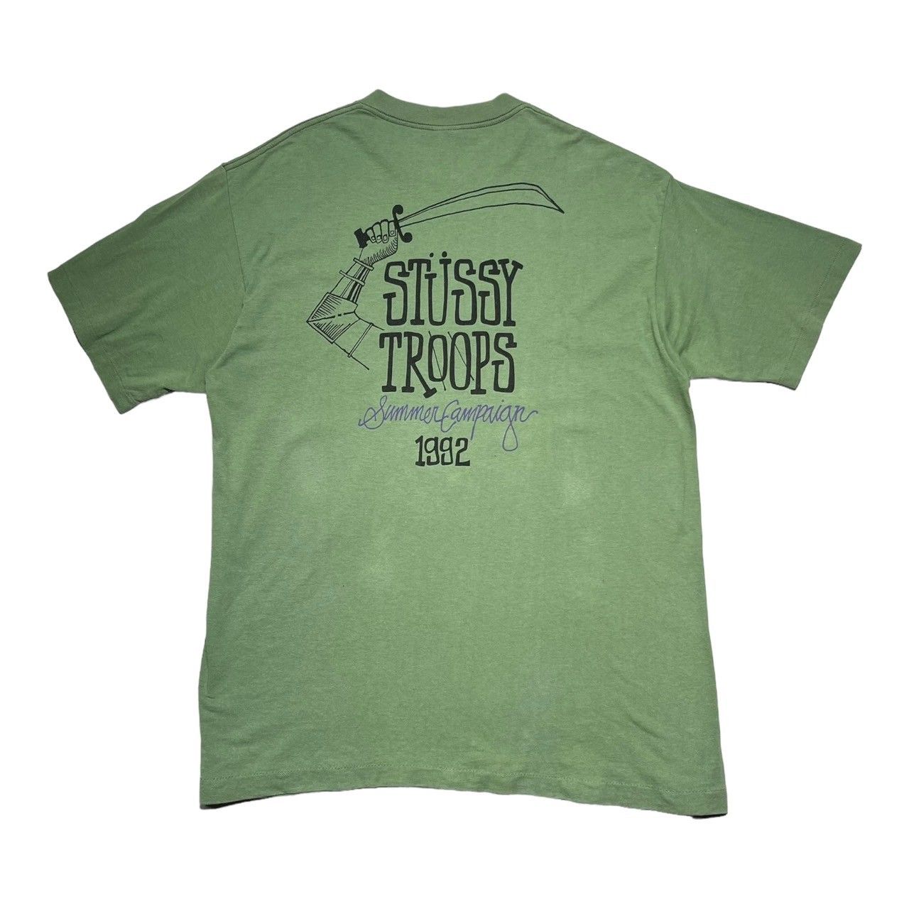 90s STUSSY TROOPS SUMMER CAMPAIGN 1992 【公式通販】