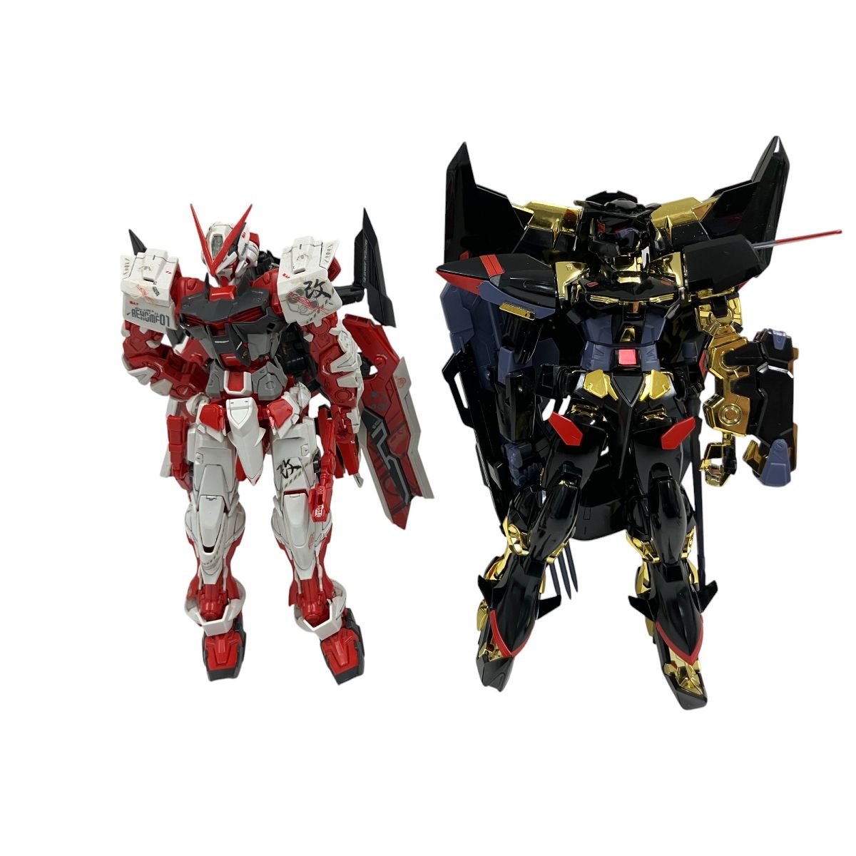 BANDAI 機動戦士ガンダムSEED ASTRAY ガンダムアストレイ ゴールドフレーム天ミナ - レッドフレーム 改 2個セット フィギュア ガンプラ ジャンク O9878845