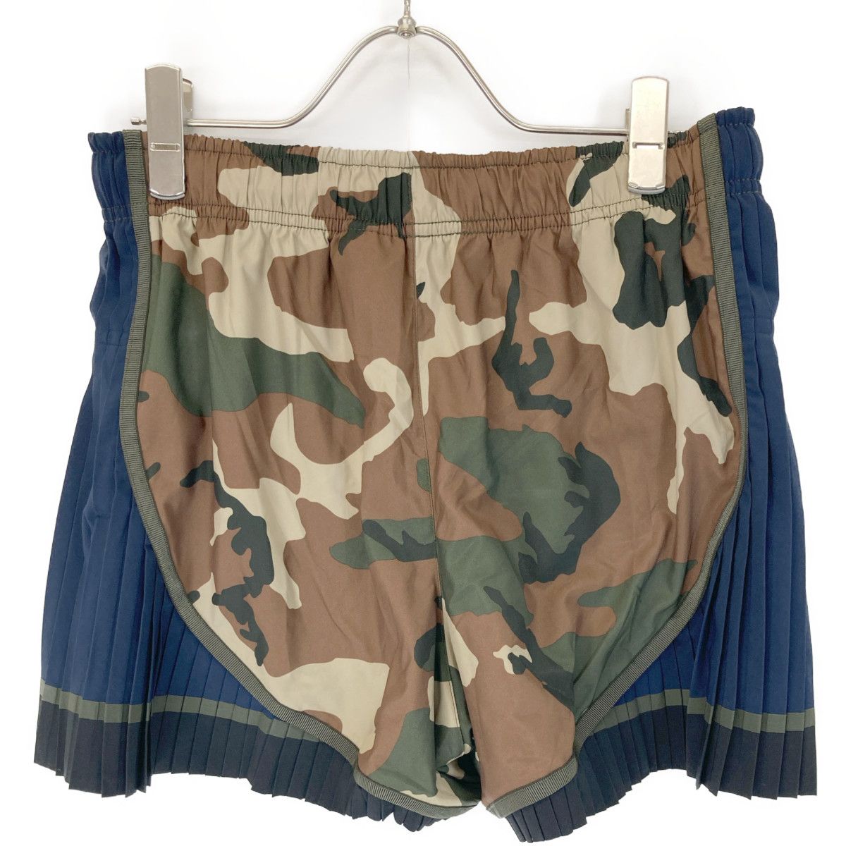 NIKE ナイキ 美品 ×sacai サカイ CD6312-011 Pleated Tempo Shorts S  