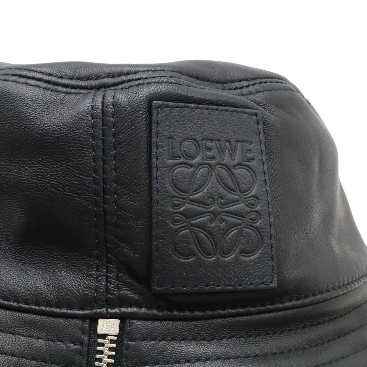 ロエベ LOEWE アナグラム フィッシャーマンハット バケットハット　レザー LOEWE ロエベ フィッシャーマンハット/バケットハット