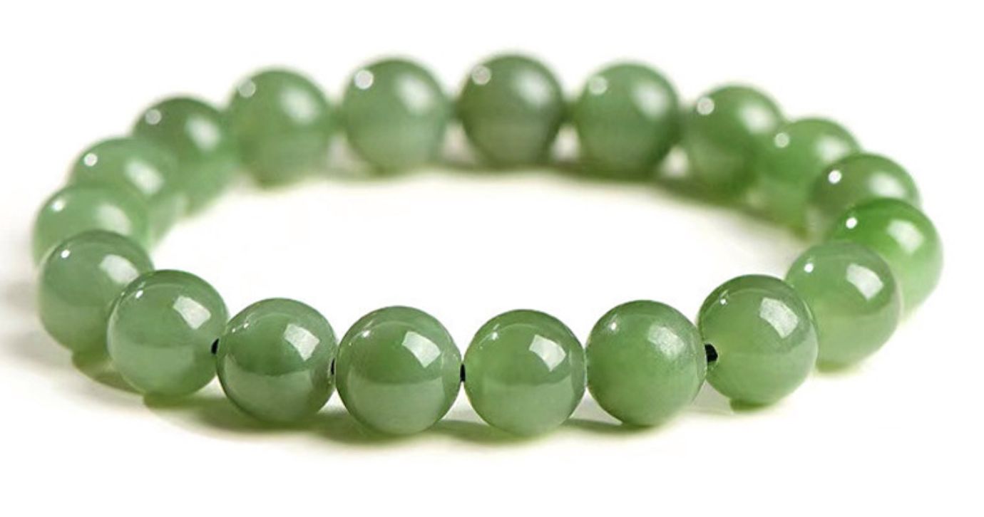 天然翡翠のブレスレット