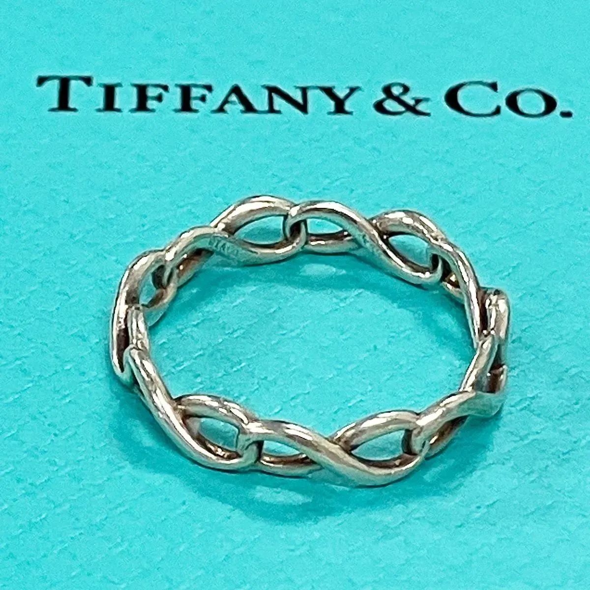 TIFFANY&Co. ティファニー インフィニティ ナロー バンドリング 925 