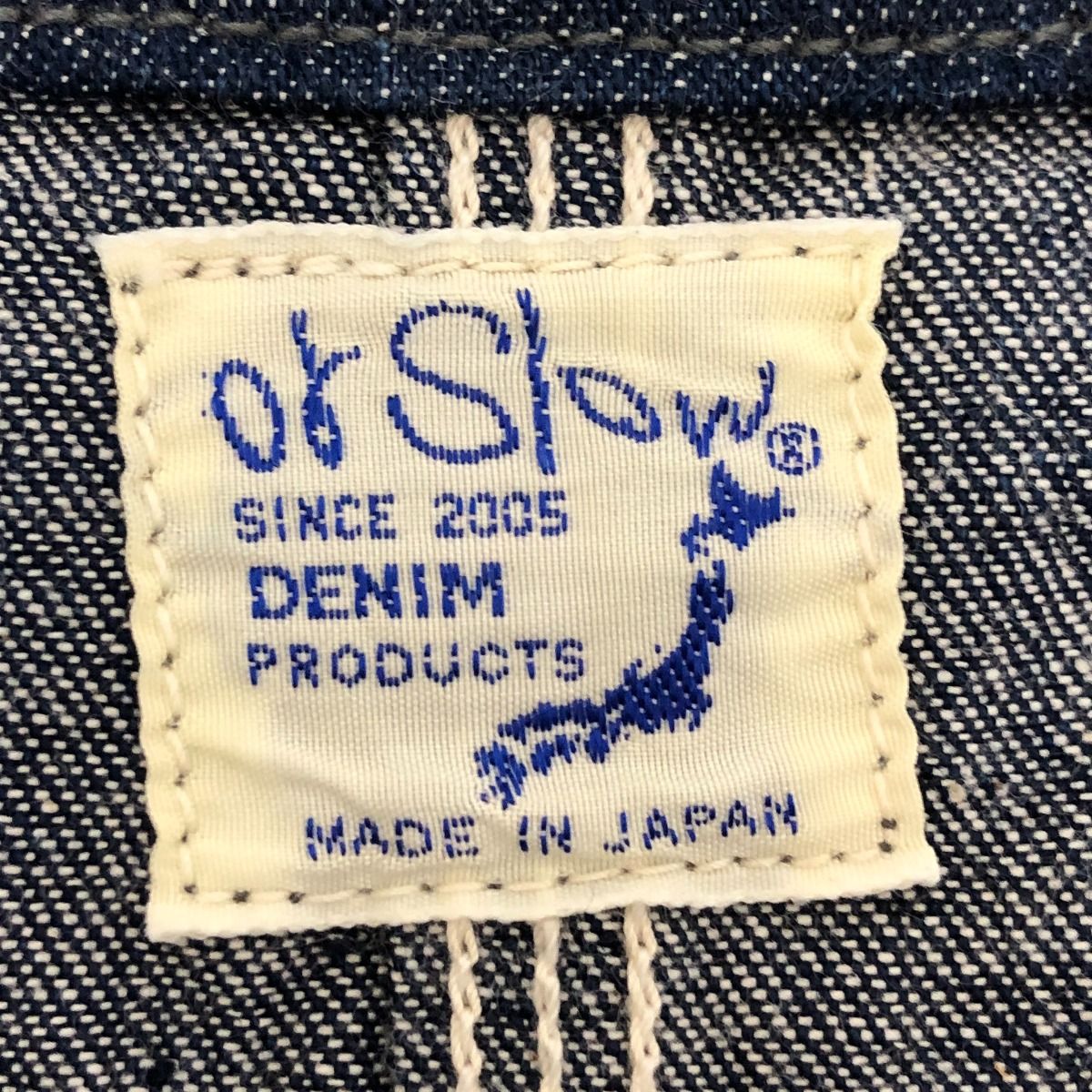 □□orSlow ジャケット ノーカラーカバーオール サイズ1 古着