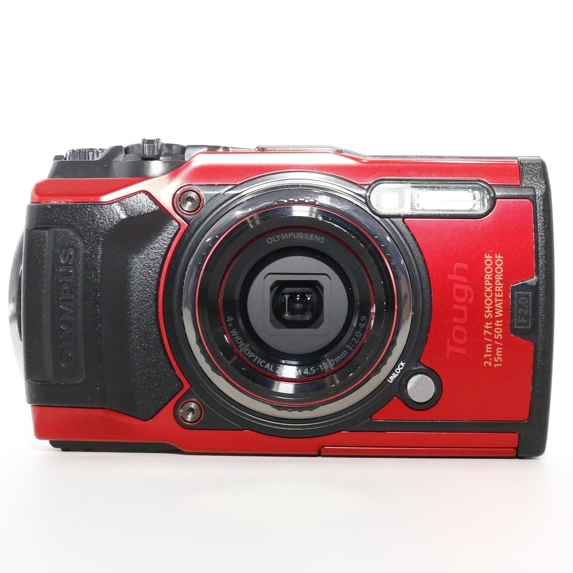 OLYMPUS - [ジャンク] OLYMPUS 防水カメラ STYLUS Tough TG-6　tg-6-r レッド[難あり(D)] ジャンク] OLYMPUS 防水カメラ STYLUS Tough TG-6 tg-6-r レッド