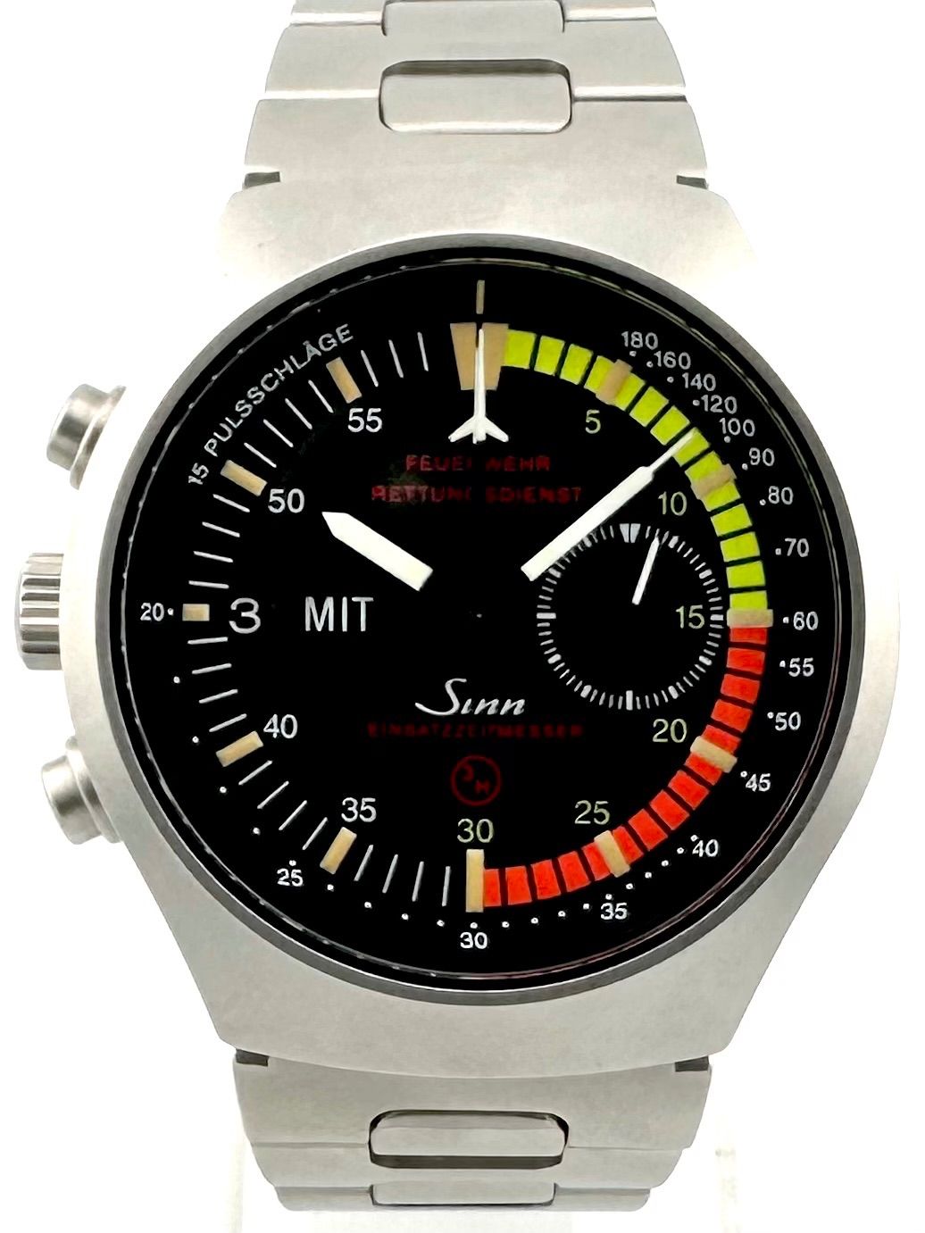 SINN 157.EZM4 クロノグラフ デイデイト レマニア5100 自動巻き時計 ジン - メルカリ