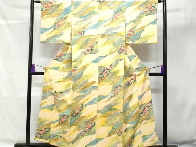 平和屋着物□上質な小紋 瓢箪 正絹 逸品 CAAW5425fb