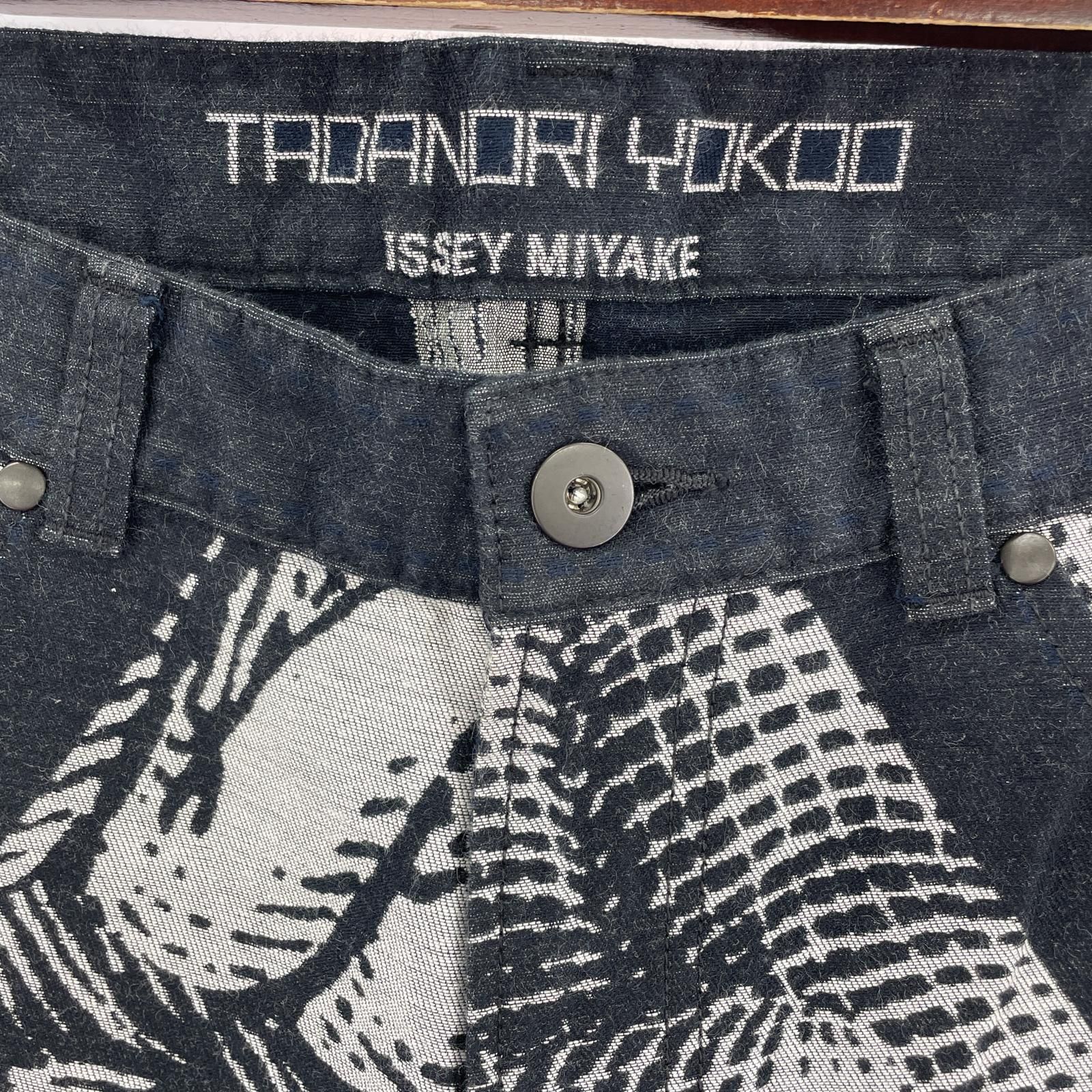 【未使用品】TADANORI YOKOO ISSEY MIYAKE デニム3 ISSEY MIYAKE × TADANORI YOKOO デザインデニム 3インディゴ - メルカリ