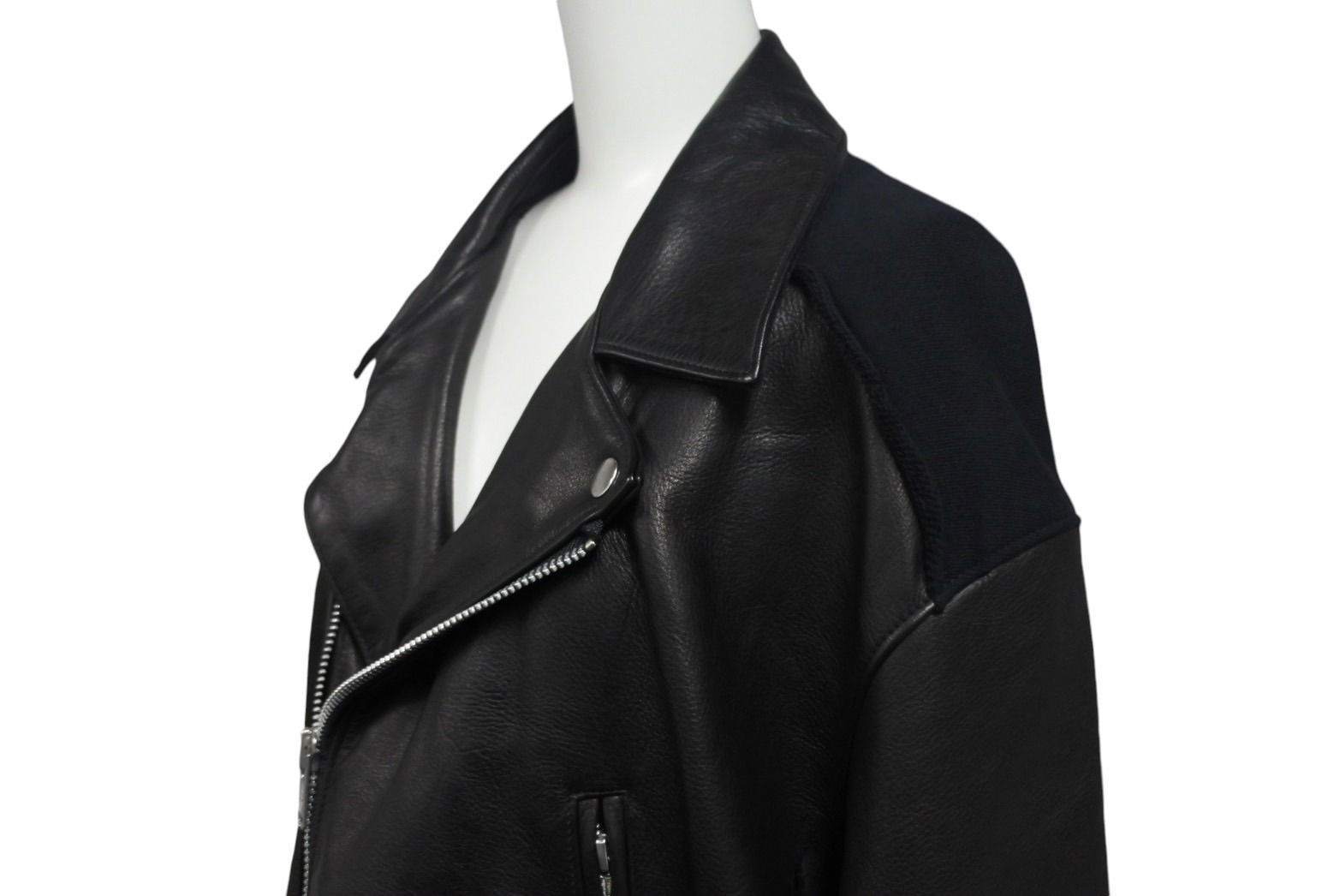 極美品 UNDERCOVER ISM アンダーカバーイズム 後SWEAT切替レザー 