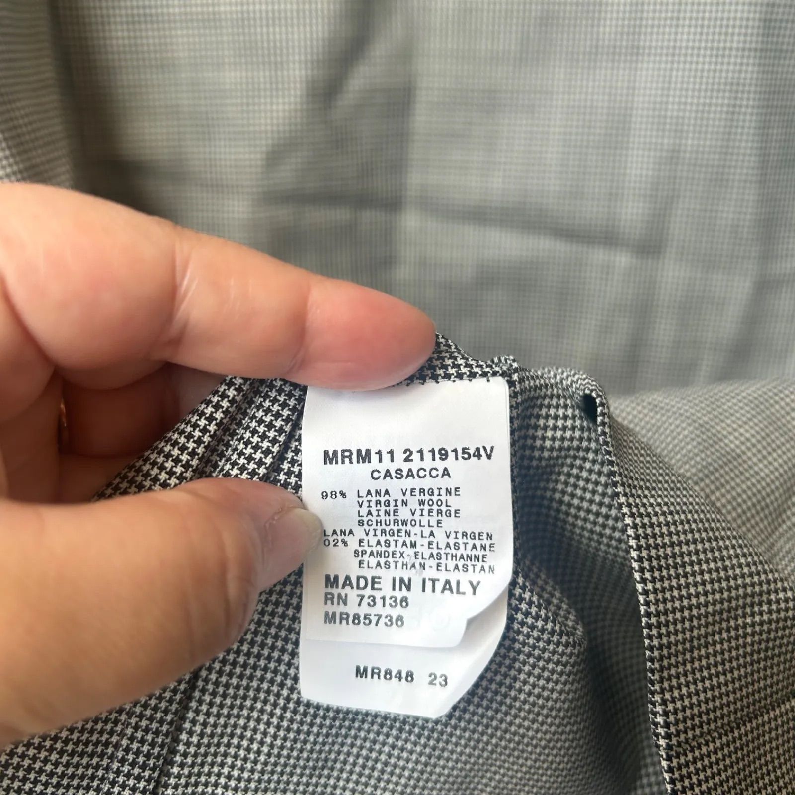 z1394 MARINA RINALDI マリナリナルディ 柄物薄手ジャケット