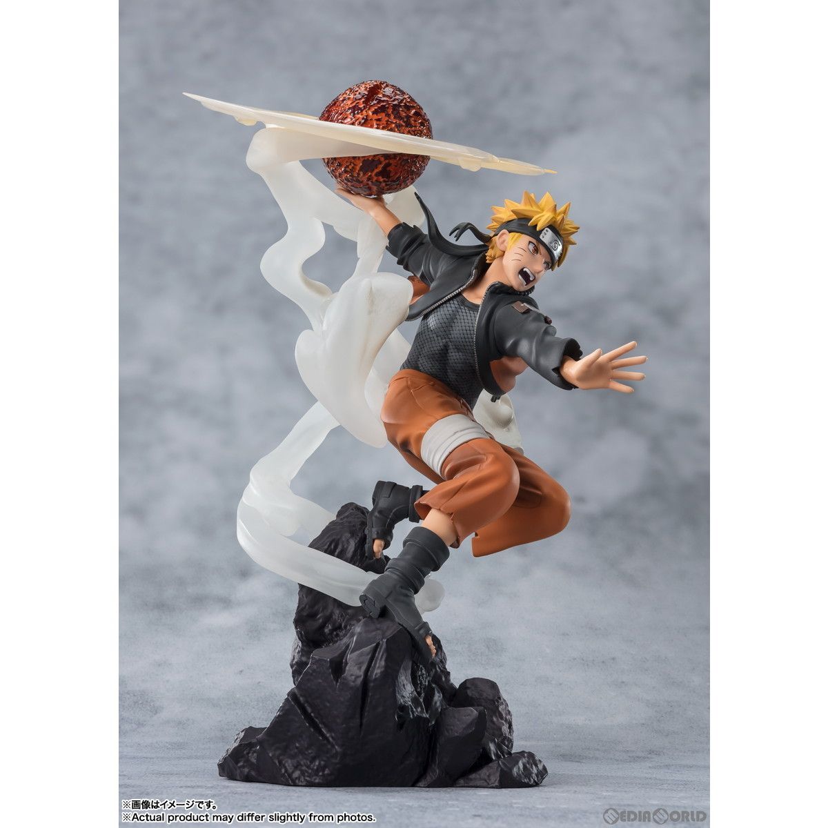 うずまきナルト　NARUTO フィギュア　 仙法•熔遁螺旋手裏剣　 BANDAI フィギュアーツZERO [超激戦]うずまきナルト-仙法・熔遁螺旋手裏剣