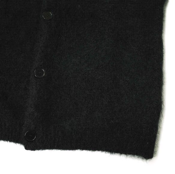 H BEAUTY&YOUTH エイチ ビューティーアンドユース 23AW SHAGGY MOHAIR V NECK CARDIGAN  シャギーモヘヤVネックカーディガン 1228-199-0665 M BLACK ニット トップス g15348 - メルカリ