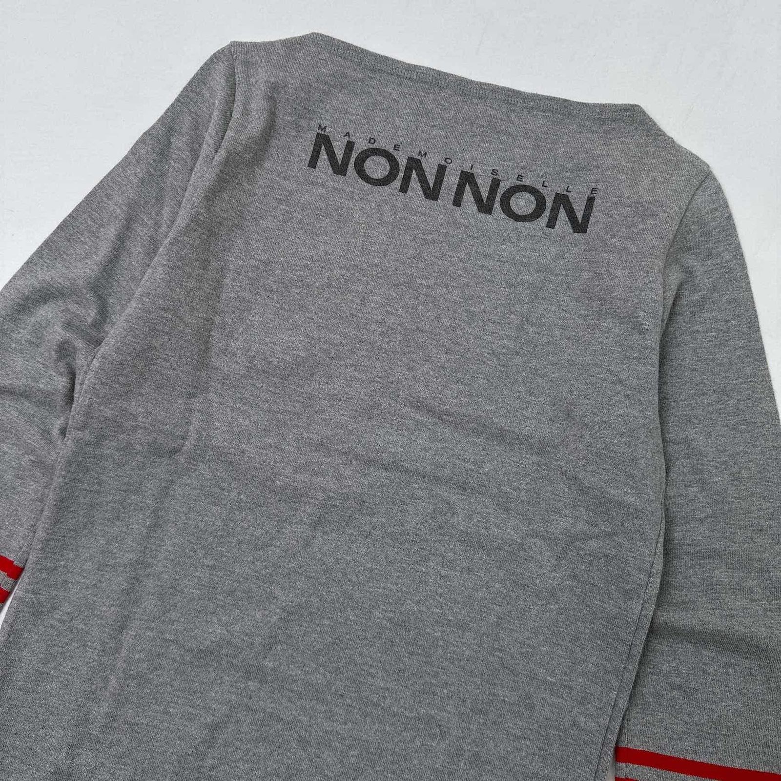 Mademoiselle NON NON マドモアゼルノンノン ボートネック 袖