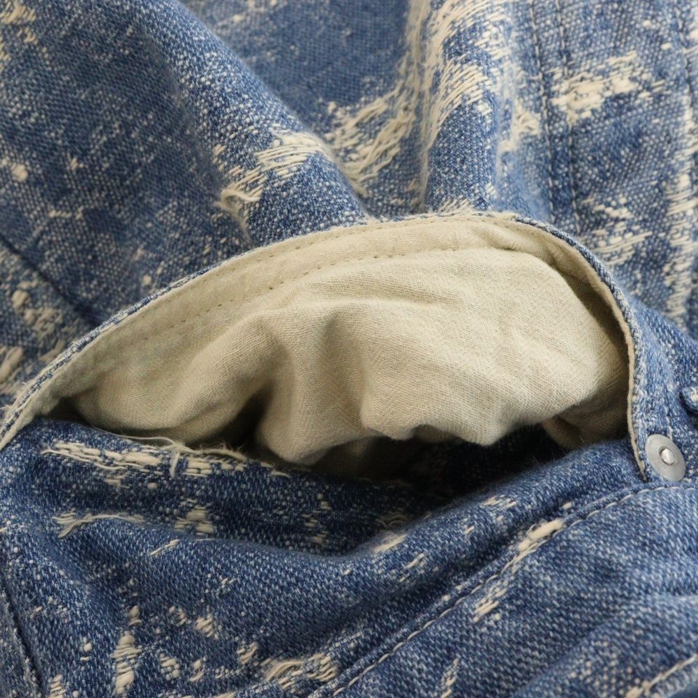 TAAKK (ターク) 24SS REGULAR DENIM PANTS ジャガードデニムパンツ
