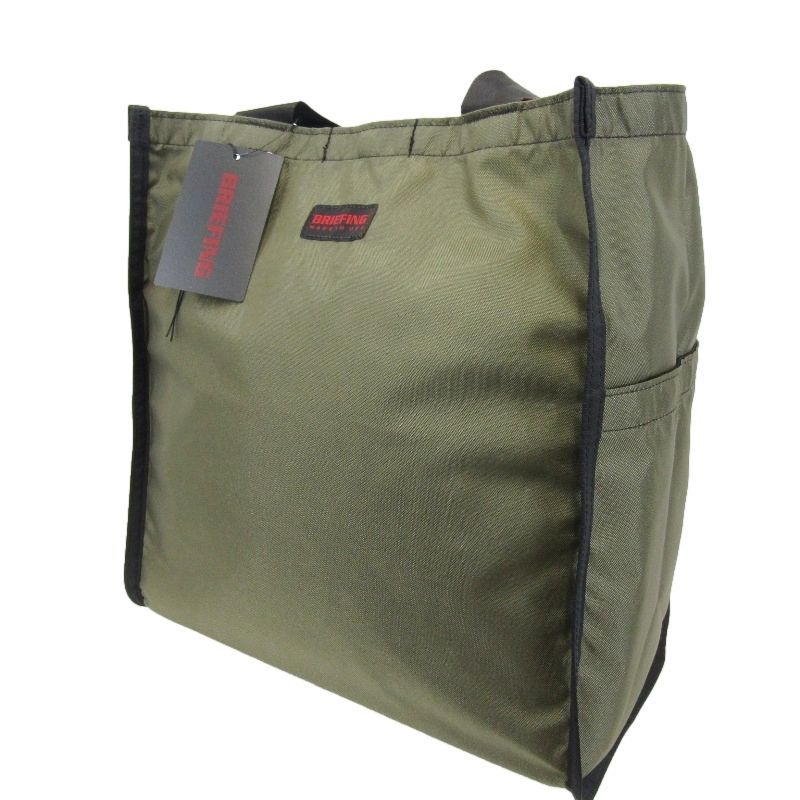 BRIEFING ブリーフィング SQUARE TOTE BRA241T62 スクエアトートバッグ アメリカ製 オリーブ 24005375