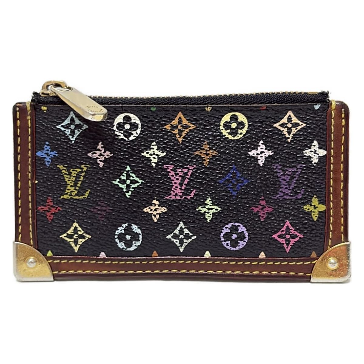 LOUIS VUITTON ルイヴィトン コインケース モノグラムマルチ ポシェットクレ M92654 ノワール レザー
